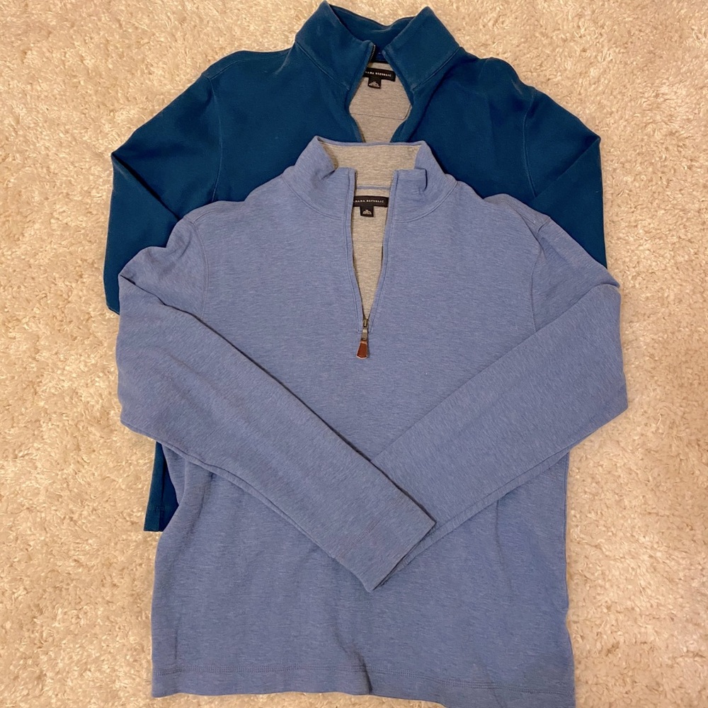 **SOLD** Two Banana Republic Half-zip sweaters